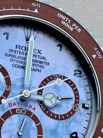 Orologio Blue Marble Custom da Parete - Moon24