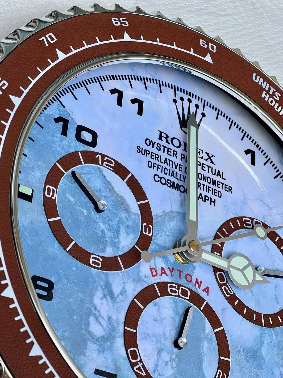 Orologio Blue Marble Custom da Parete - Moon24
