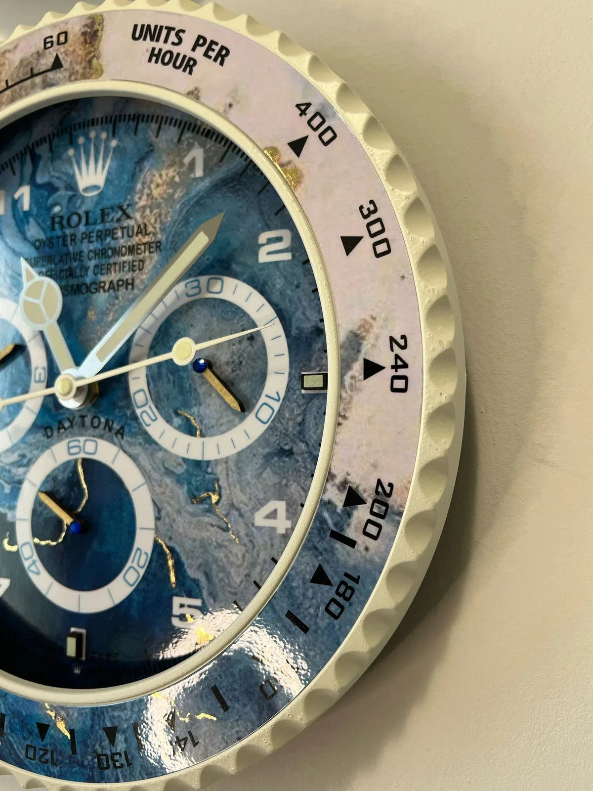 Orologio Blue Wave Custom da Parete - Moon24