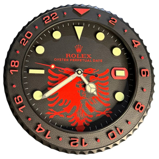 Orologio “Albanian Royal Time" custom da Parete - Moon24