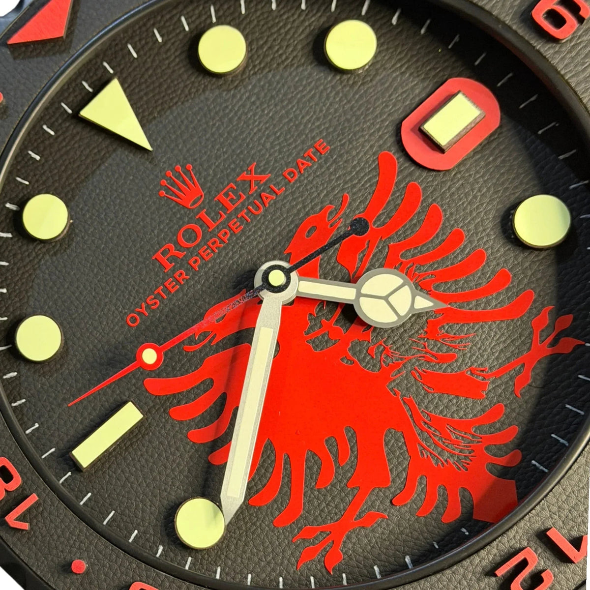 Orologio “Albanian Royal Time" custom da Parete - Moon24