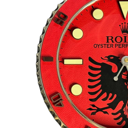 Orologio " Shqiponja e Kuqe " Custom da Parete - Moon24
