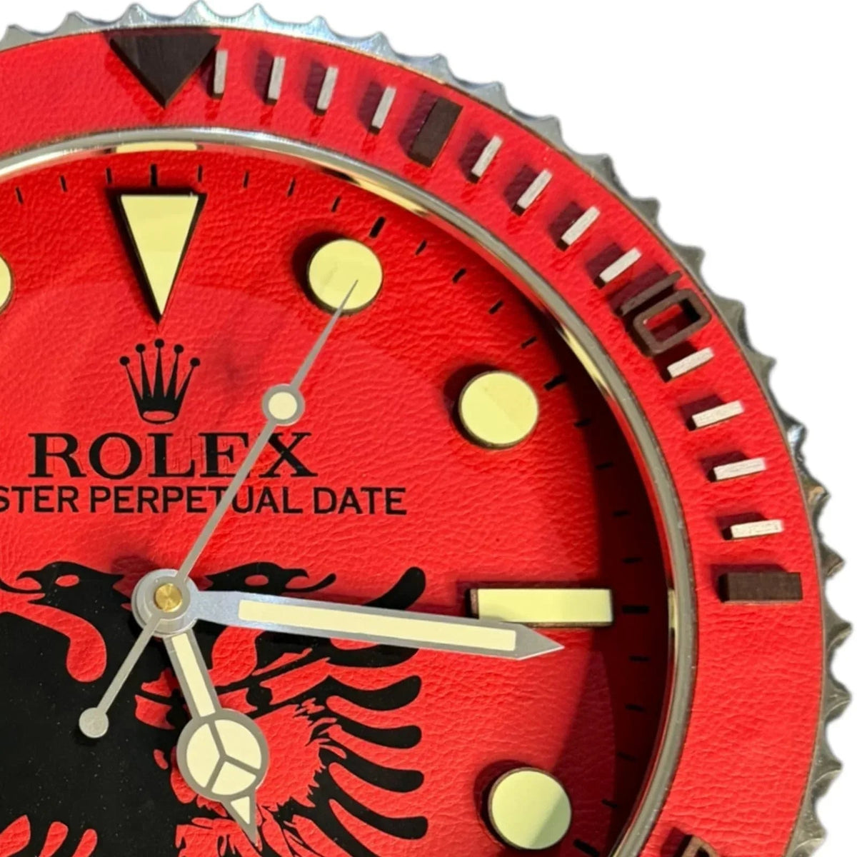 Orologio " Shqiponja e Kuqe " Custom da Parete - Moon24