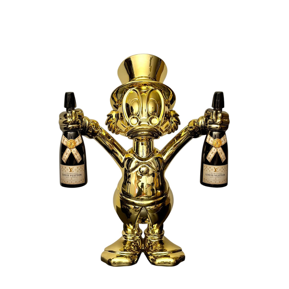 Scultura Champagne Bottle Duck LV – GF Exclusives