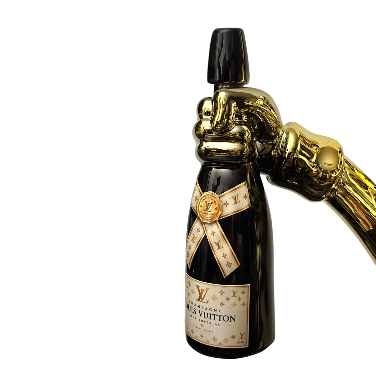 Scultura Champagne Bottle Duck LV – GF Exclusives