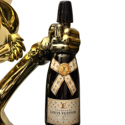 Scultura Champagne Bottle Duck LV – GF Exclusives