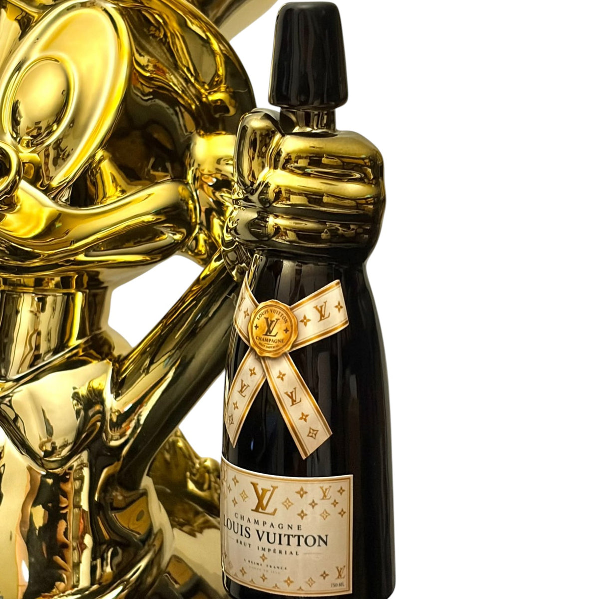 Scultura Champagne Bottle Duck LV – GF Exclusives