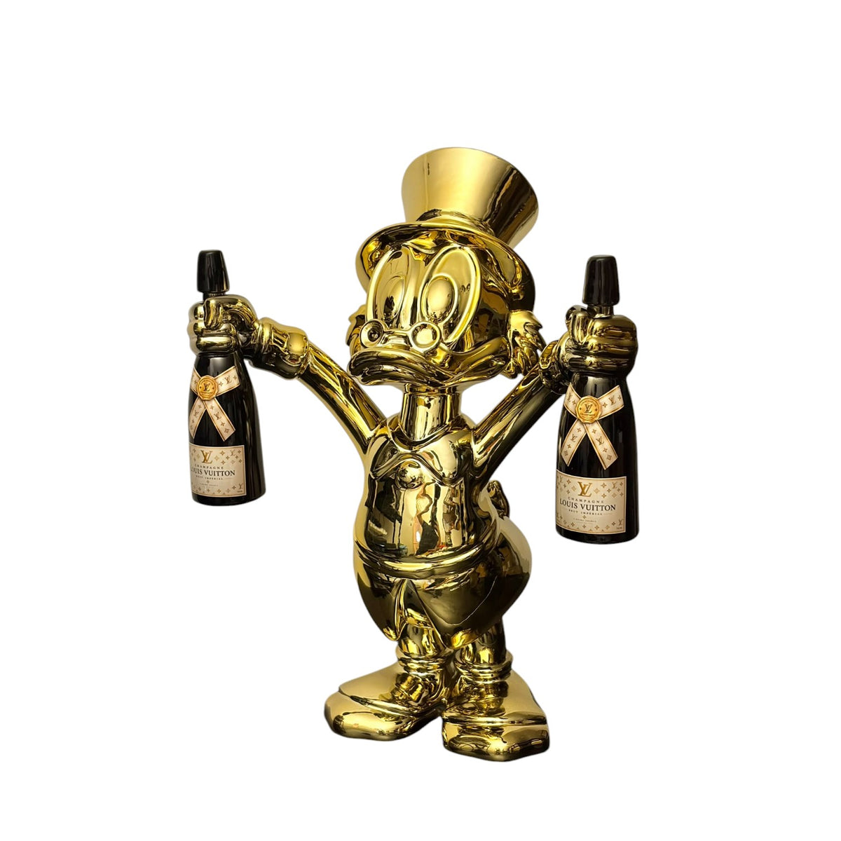 Scultura Champagne Bottle Duck LV – GF Exclusives