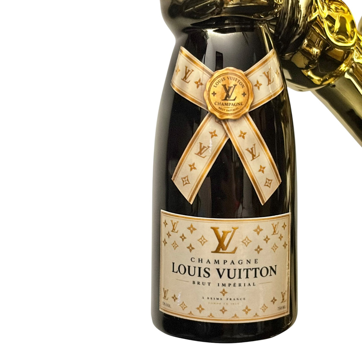 Scultura Champagne Bottle Duck LV – GF Exclusives