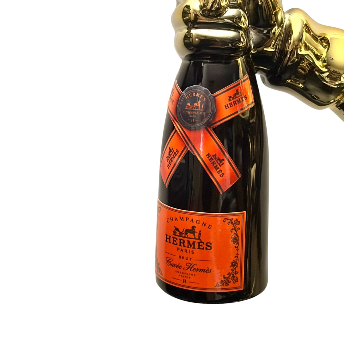 Scultura Champagne Bottle Duck Hermes – GF Exclusives