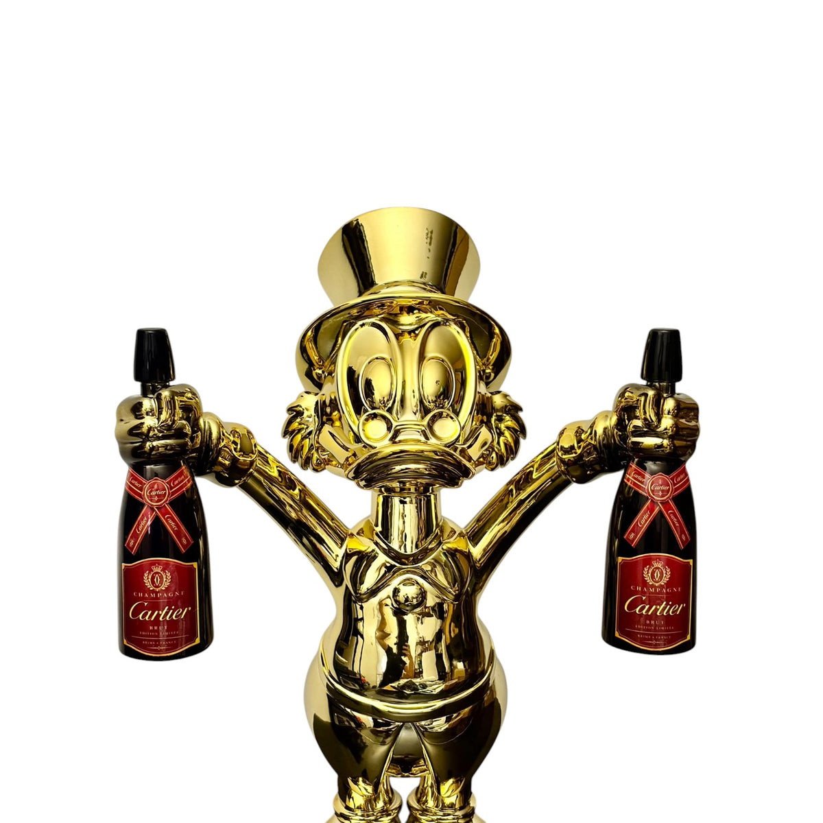 Scultura Champagne Bottle Duck Cartier – GF Exclusives