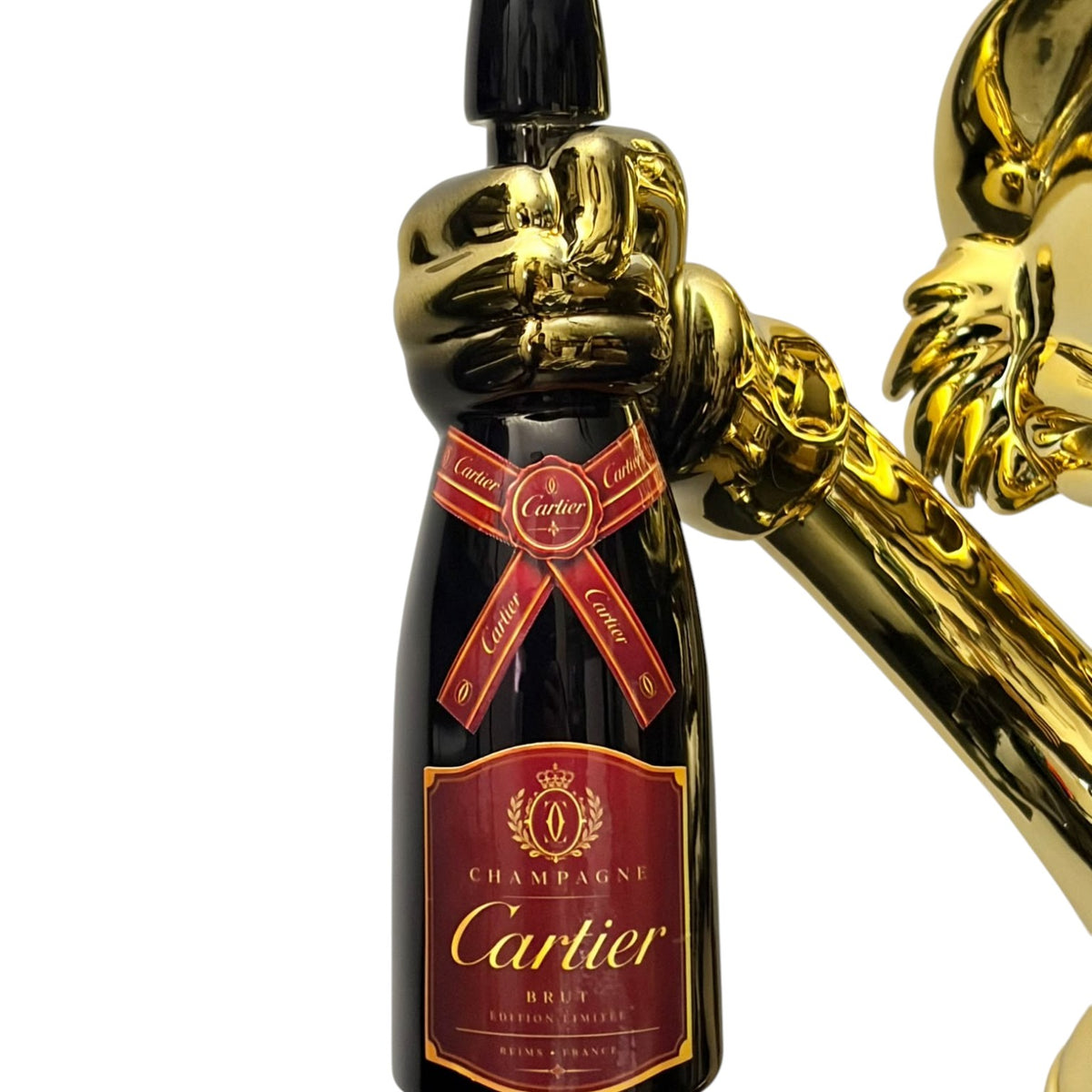 Scultura Champagne Bottle Duck Cartier – GF Exclusives