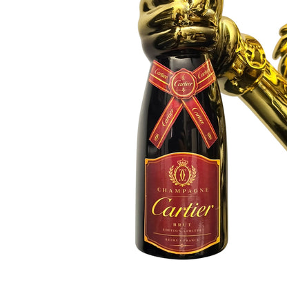 Scultura Champagne Bottle Duck Cartier – GF Exclusives