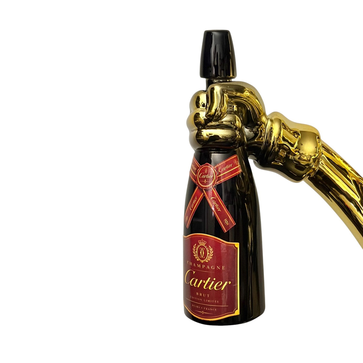 Scultura Champagne Bottle Duck Cartier – GF Exclusives