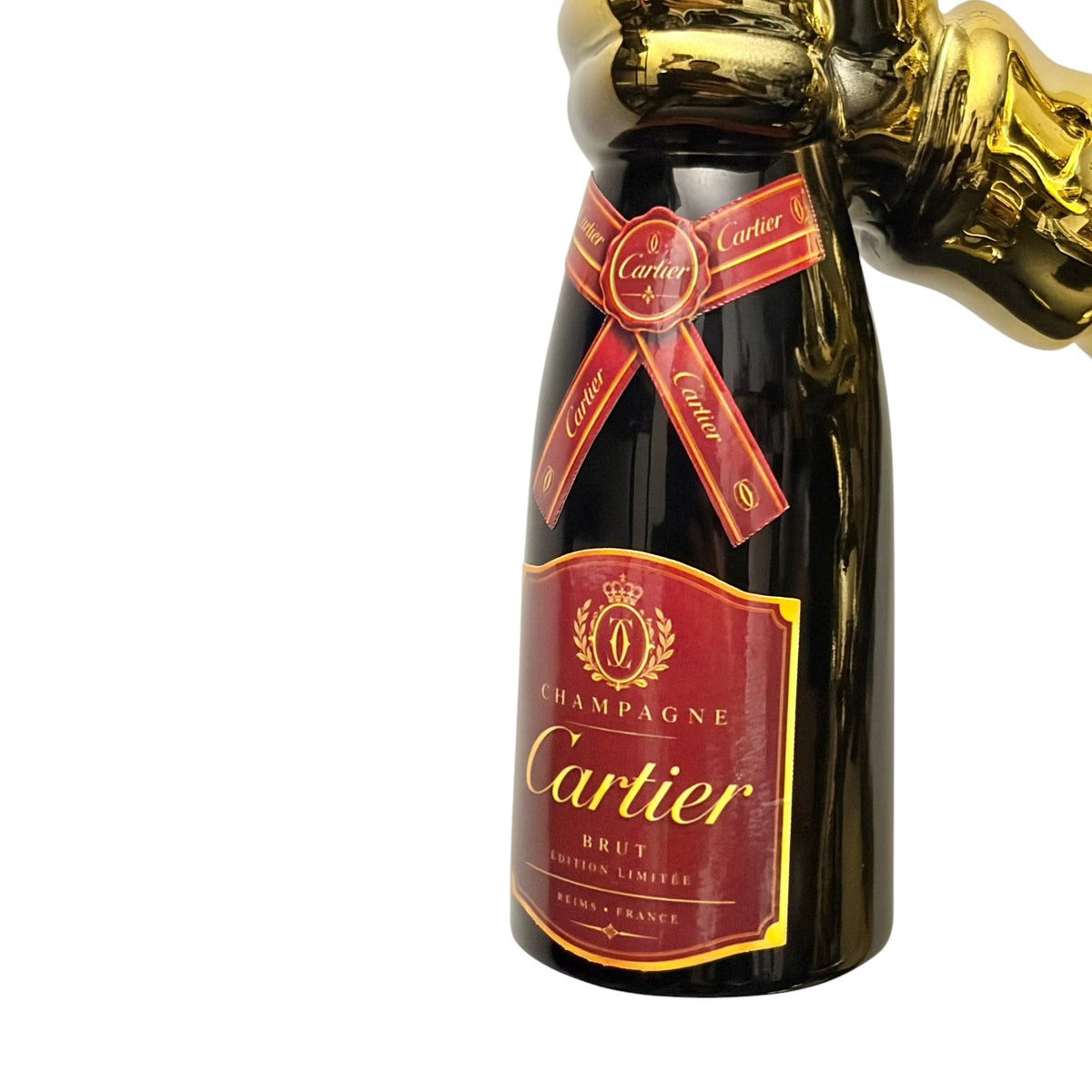 Scultura Champagne Bottle Duck Cartier – GF Exclusives