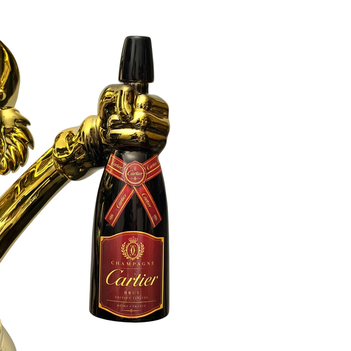 Scultura Champagne Bottle Duck Cartier – GF Exclusives