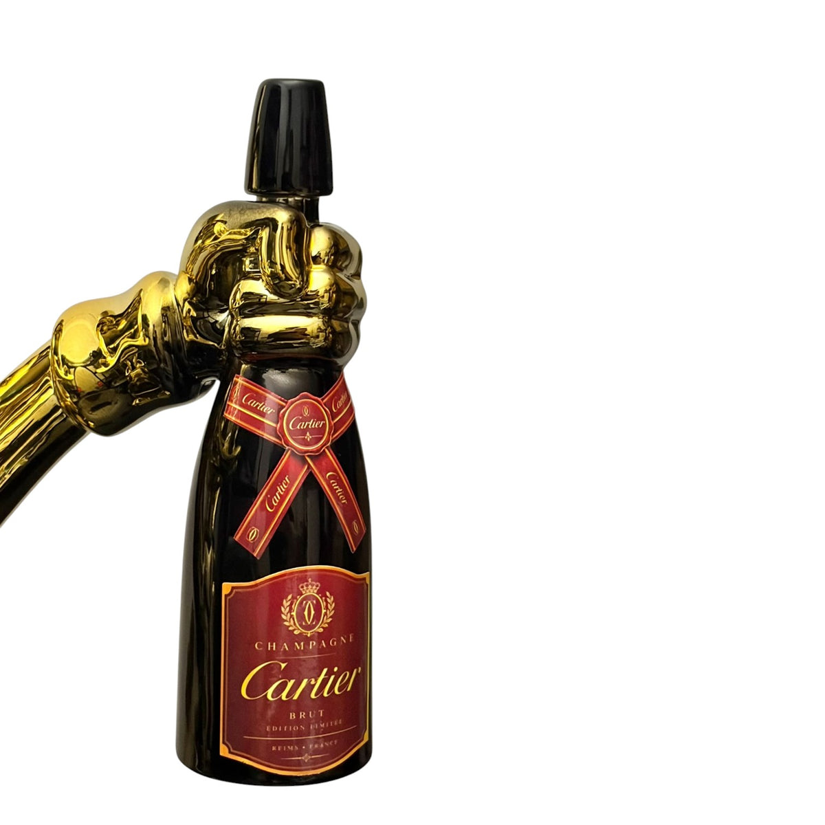Scultura Champagne Bottle Duck Cartier – GF Exclusives