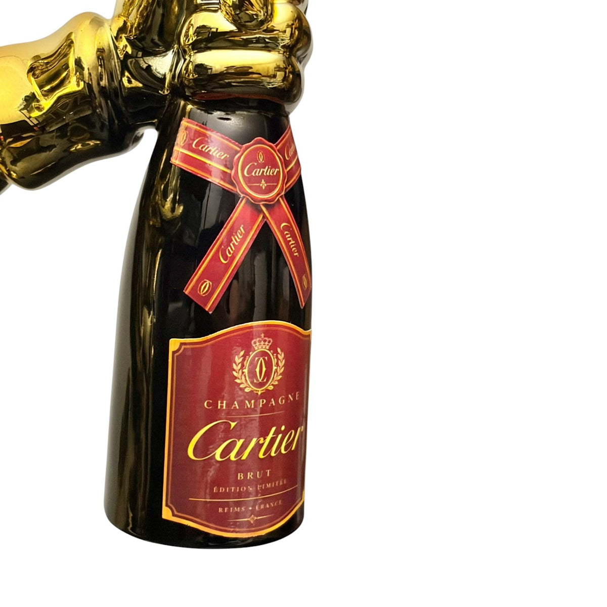 Scultura Champagne Bottle Duck Cartier – GF Exclusives