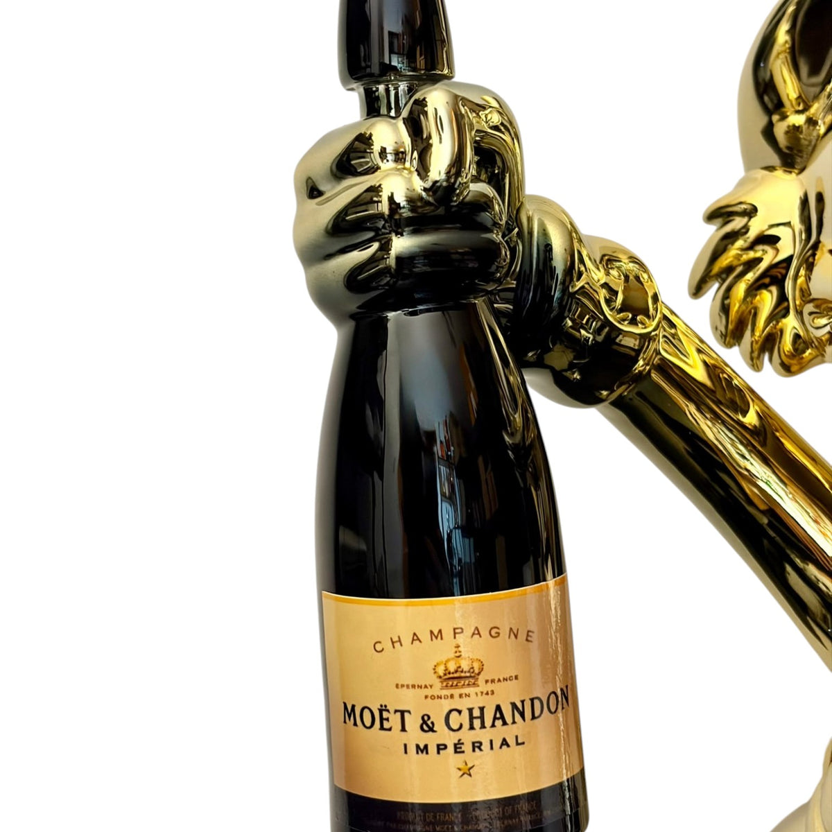 Scultura Champagne Bottle Duck  Moet & Chandon – GF Exclusives