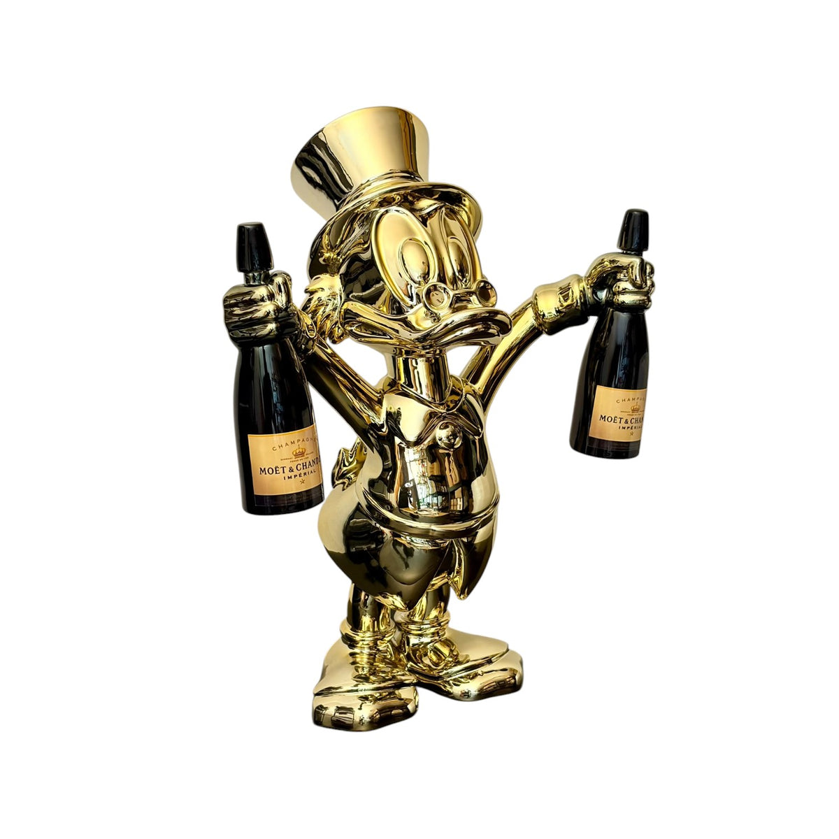 Scultura Champagne Bottle Duck  Moet & Chandon – GF Exclusives