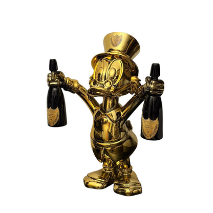 Scultura Champagne Bottle Duck Dom Perignon – GF Exclusives