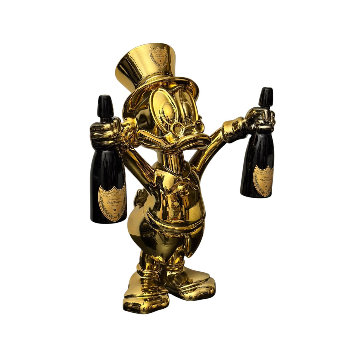 Scultura Champagne Bottle Duck Dom Perignon – GF Exclusives