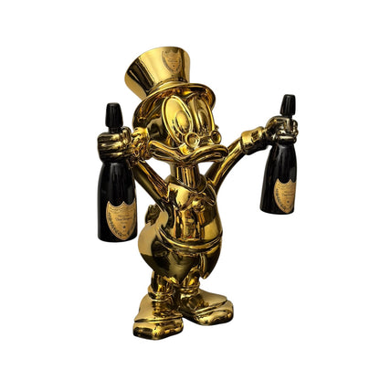 Scultura Champagne Bottle Duck Dom Perignon – GF Exclusives