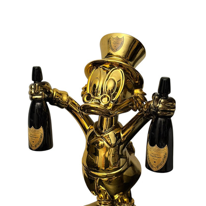 Scultura Champagne Bottle Duck Dom Perignon – GF Exclusives