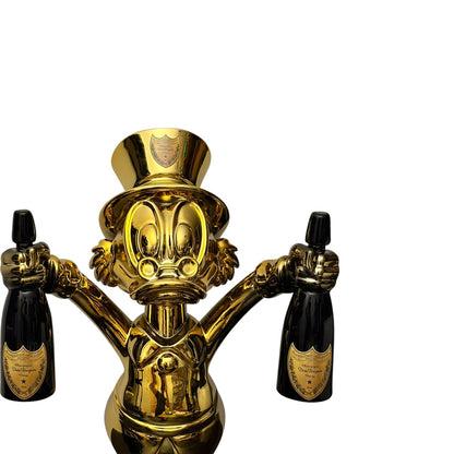 Scultura Champagne Bottle Duck Dom Perignon – GF Exclusives