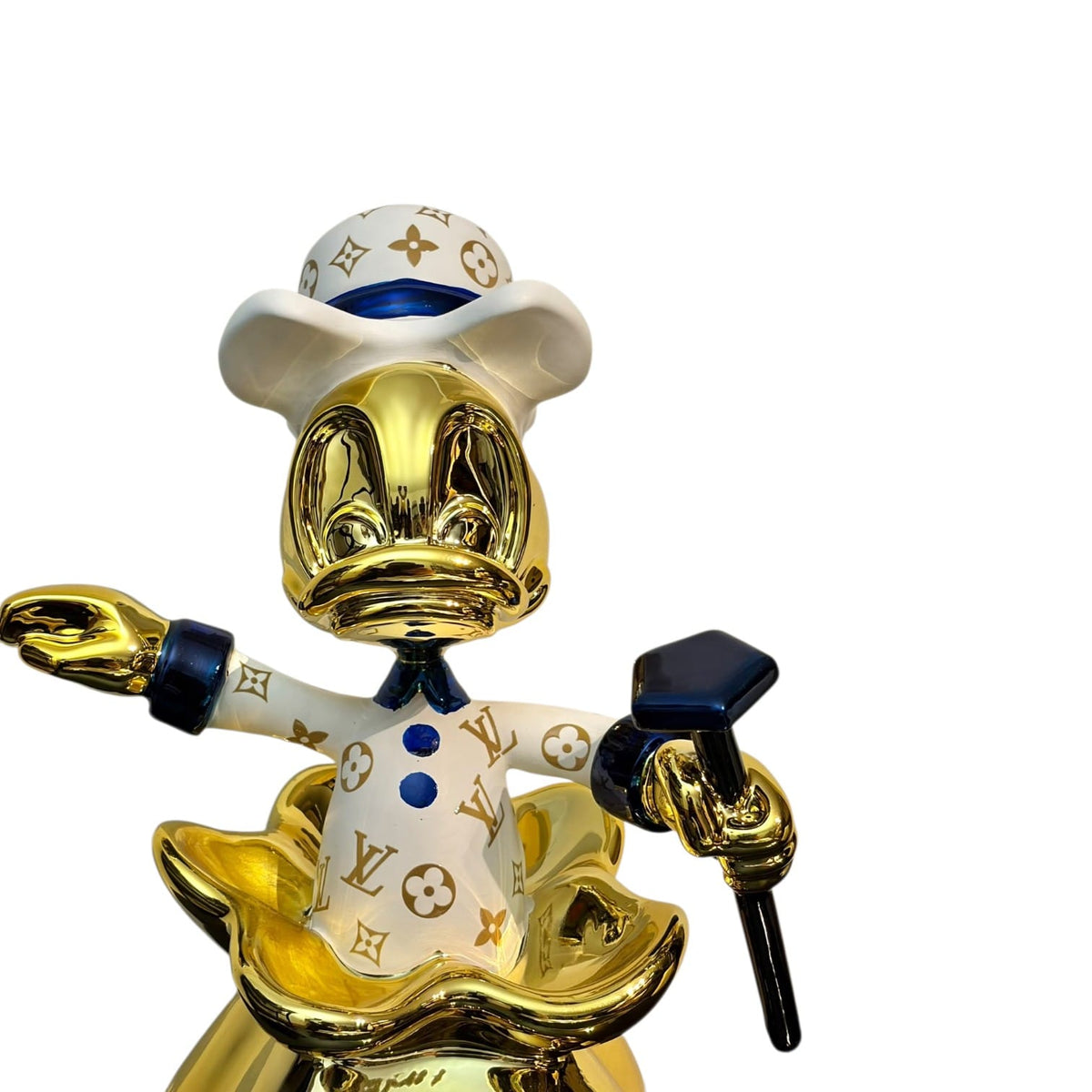 Louis Vuitton Money Bag Duck Gold White Blue – GF Exclusives