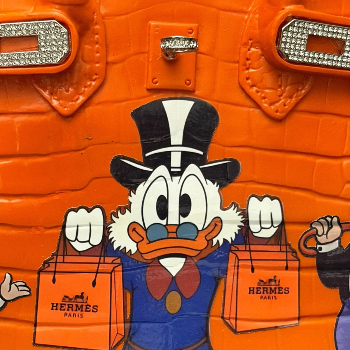 Hermès Birkin Bag Orange Monopoly – Scultura Pop Art GF Exclusives