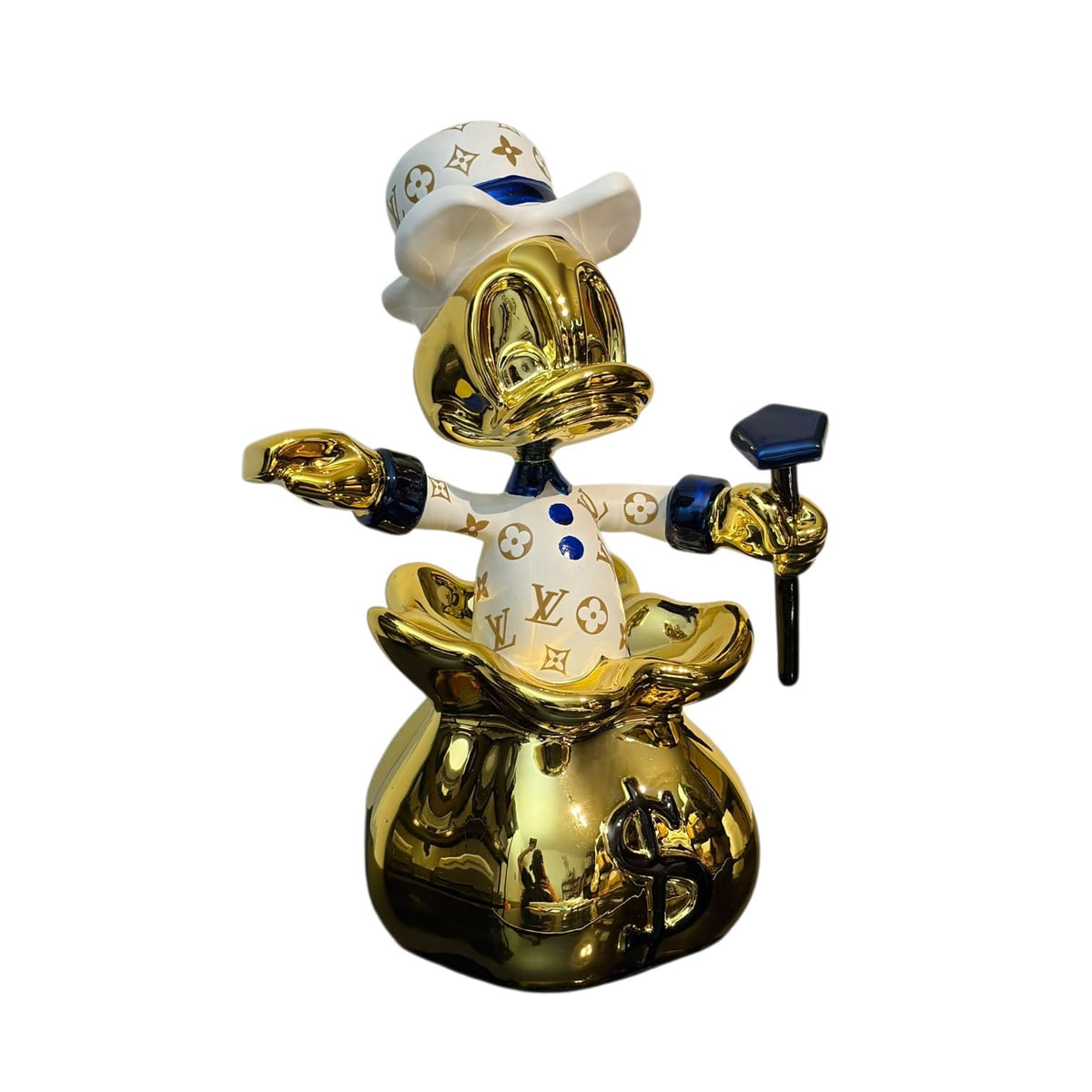 Louis Vuitton Money Bag Duck Gold White Blue – GF Exclusives