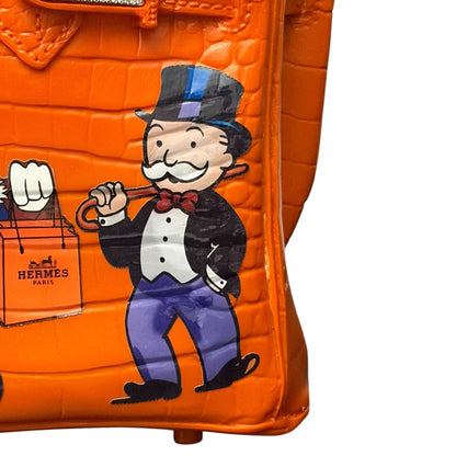 Hermès Birkin Bag Orange Monopoly – Scultura Pop Art GF Exclusives