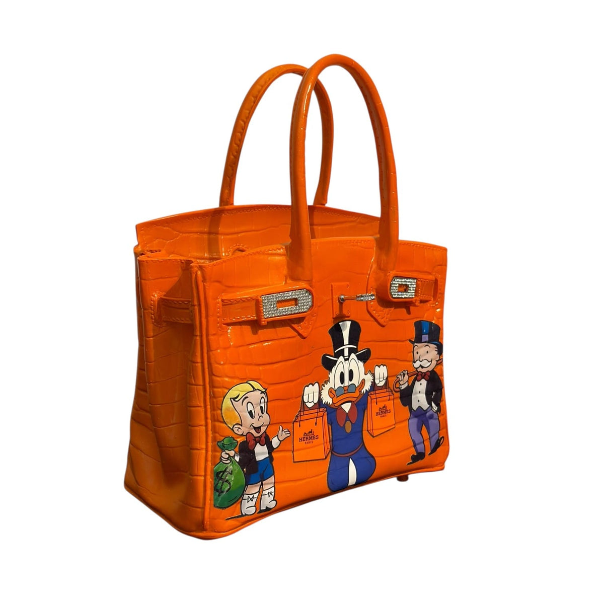 Hermès Birkin Bag Orange Monopoly – Scultura Pop Art GF Exclusives