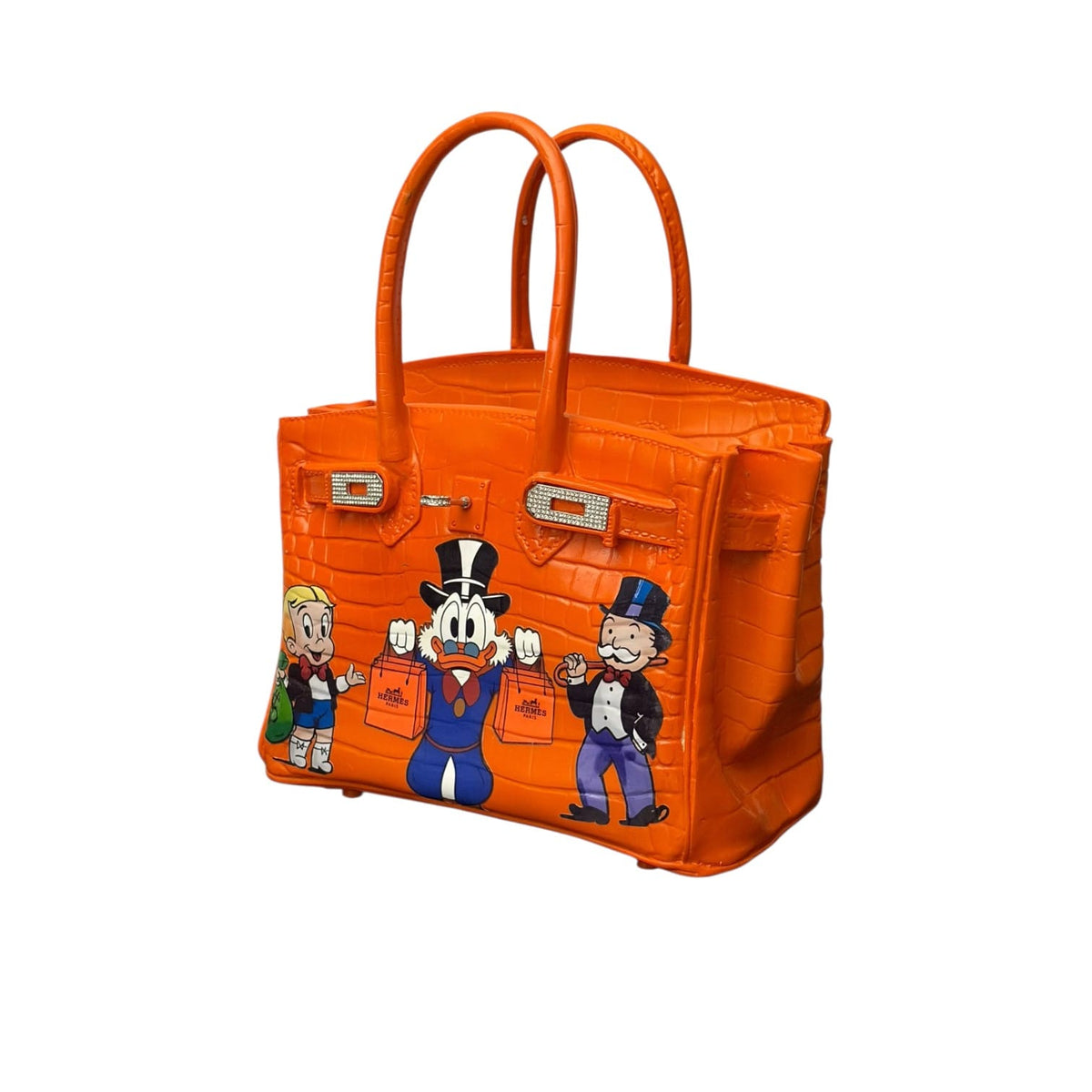 Hermès Birkin Bag Orange Monopoly – Scultura Pop Art GF Exclusives