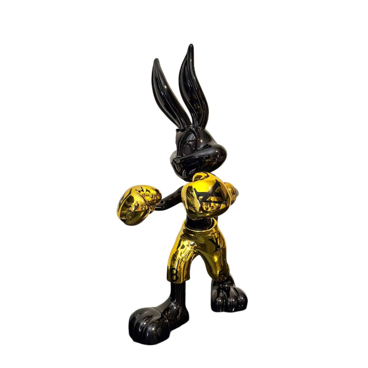 Louis Vuitton Boxing Bunny Black Gold – Scultura Pop Art GF Exclusives
