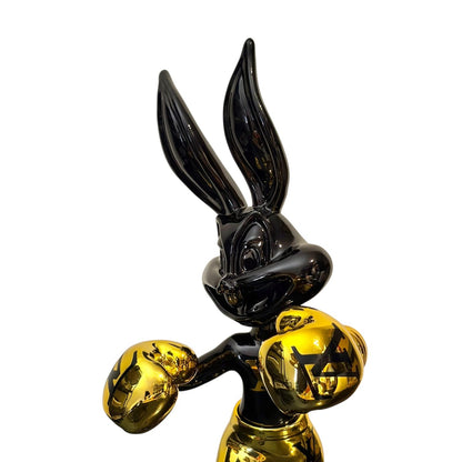 Louis Vuitton Boxing Bunny Black Gold – Scultura Pop Art GF Exclusives