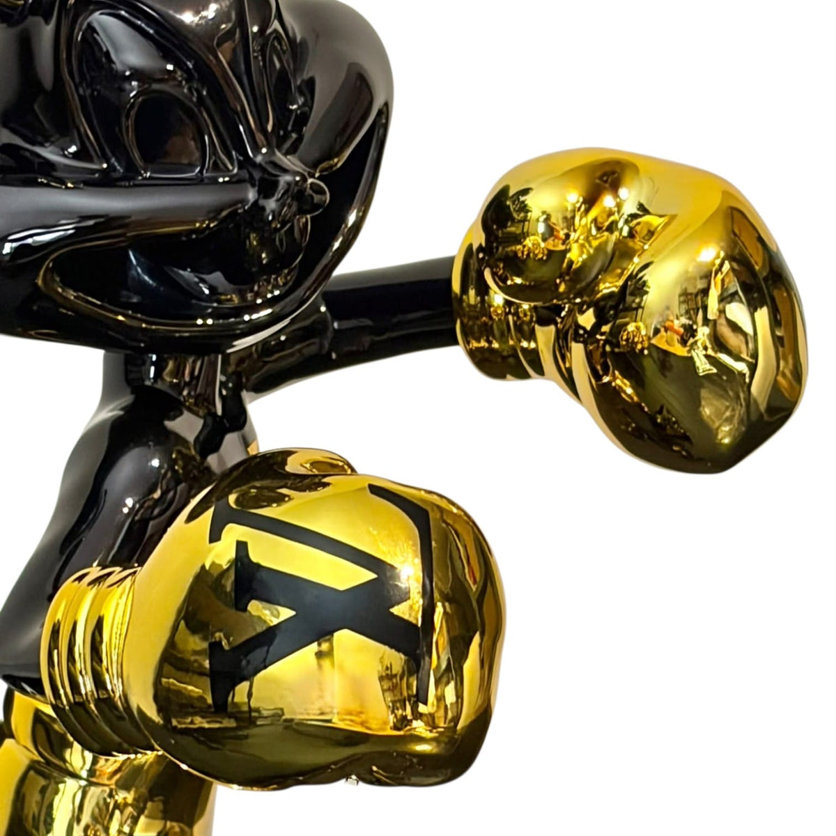 Louis Vuitton Boxing Bunny Black Gold – Scultura Pop Art GF Exclusives