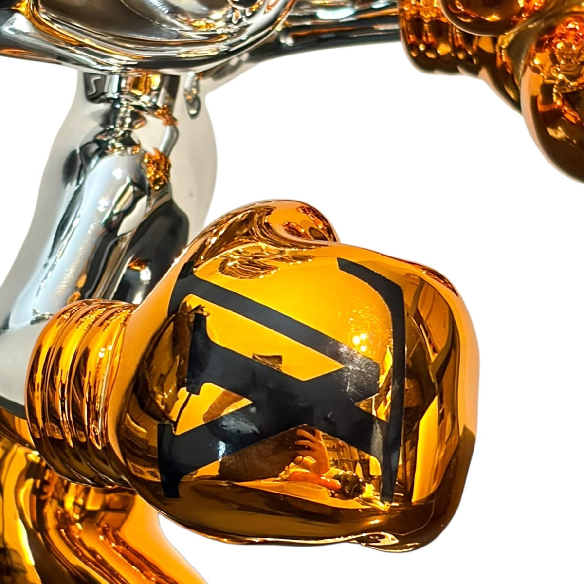 Louis Vuitton Boxing Bunny Silver Chrome Amber – Scultura Pop Art GF Exclusives