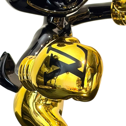 Louis Vuitton Boxing Bunny Black Gold – Scultura Pop Art GF Exclusives