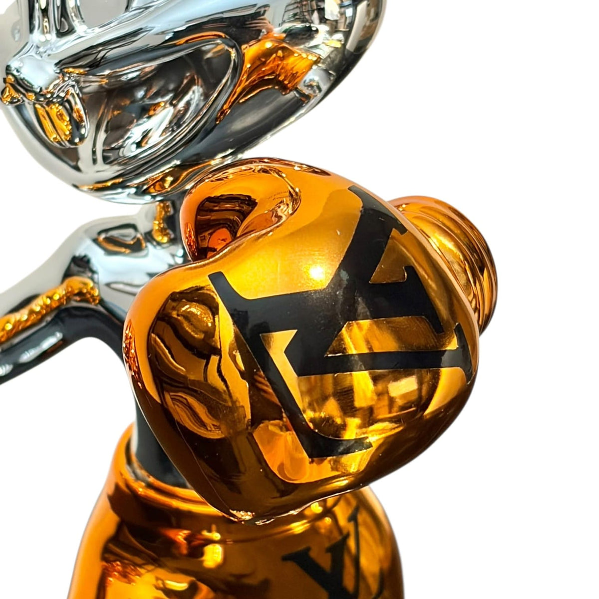 Louis Vuitton Boxing Bunny Silver Chrome Amber – Scultura Pop Art GF Exclusives