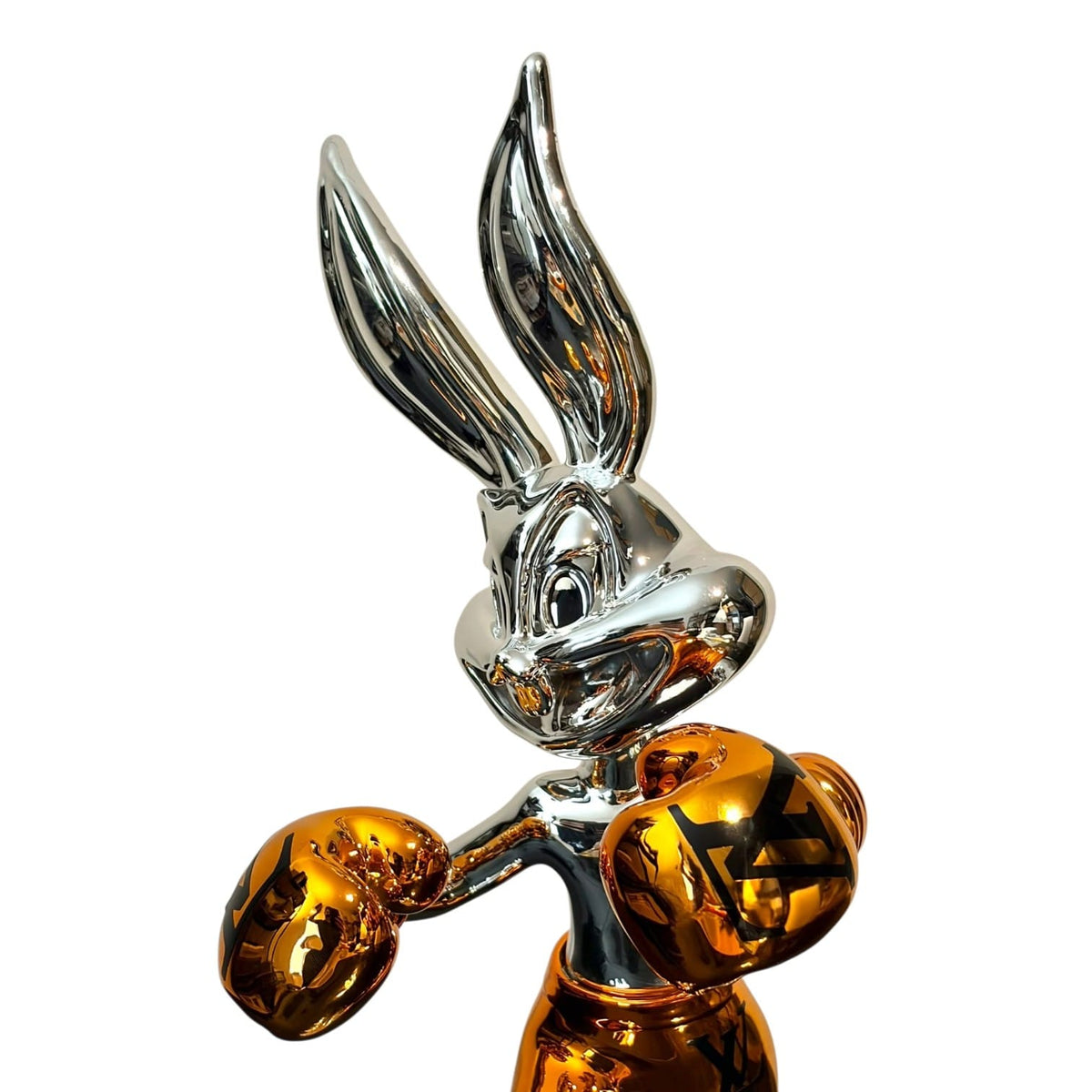 Louis Vuitton Boxing Bunny Silver Chrome Amber – Scultura Pop Art GF Exclusives