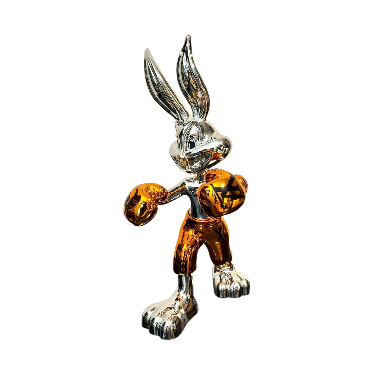 Louis Vuitton Boxing Bunny Silver Chrome Amber – Scultura Pop Art GF Exclusives