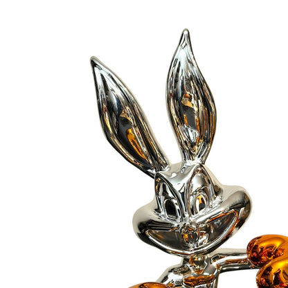 Louis Vuitton Boxing Bunny Silver Chrome Amber – Scultura Pop Art GF Exclusives