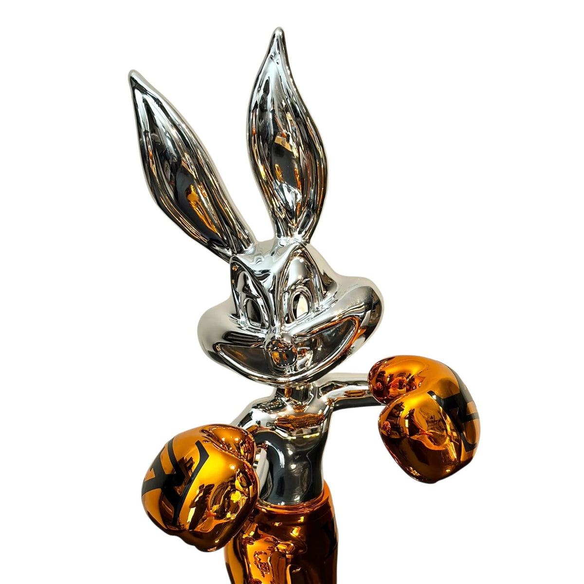 Louis Vuitton Boxing Bunny Silver Chrome Amber – Scultura Pop Art GF Exclusives
