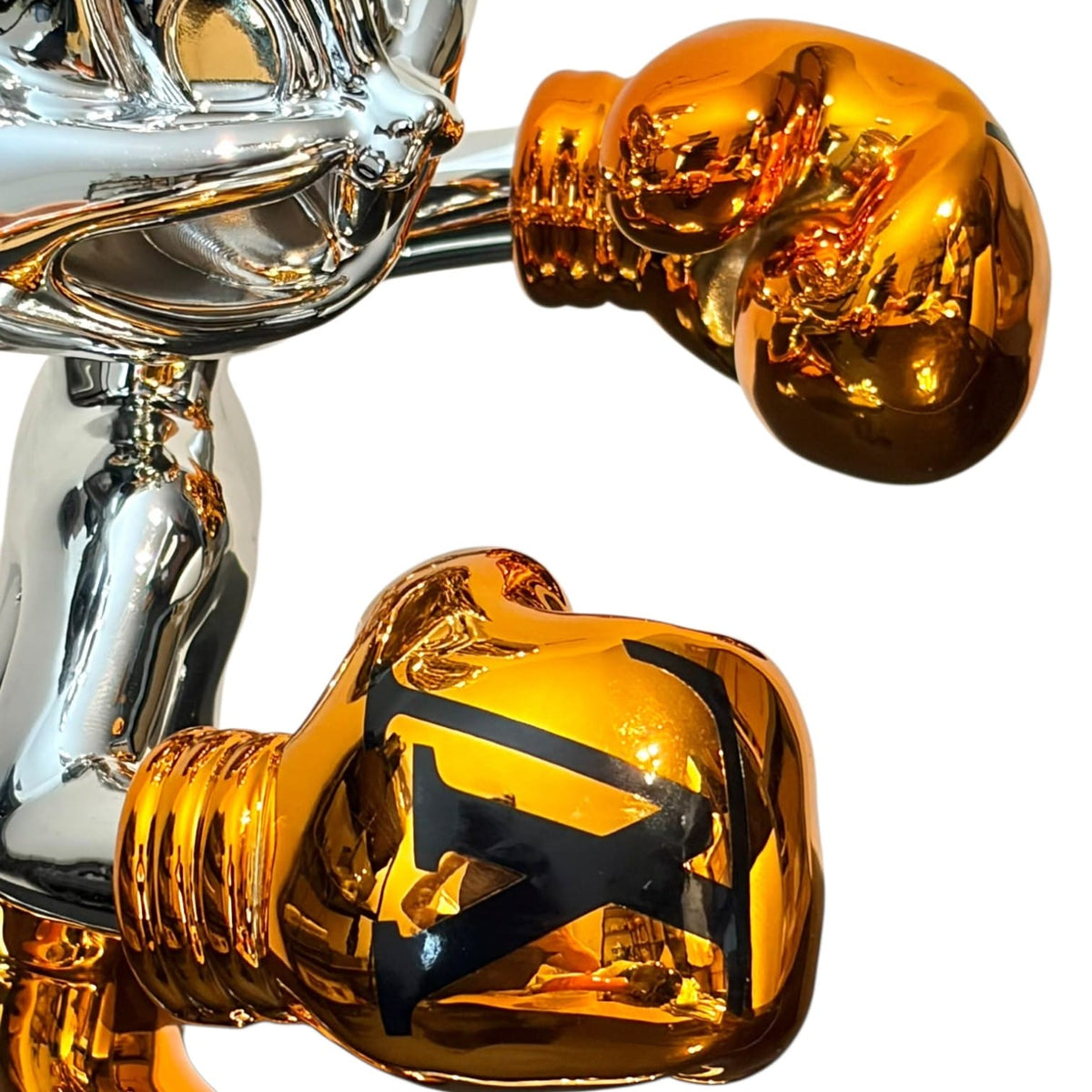 Louis Vuitton Boxing Bunny Silver Chrome Amber – Scultura Pop Art GF Exclusives