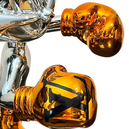 Louis Vuitton Boxing Bunny Silver Chrome Amber – Scultura Pop Art GF Exclusives