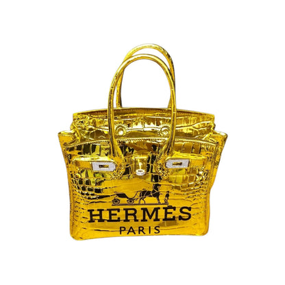 Hermès Birkin Bag Gold Chrome – Scultura Pop Art GF Exclusives