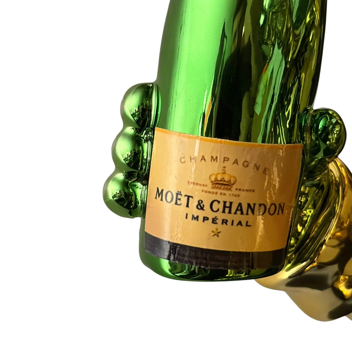 Moët & Chandon Champagne Duck Gold Chrome – Scultura Pop Art GF Exclusives