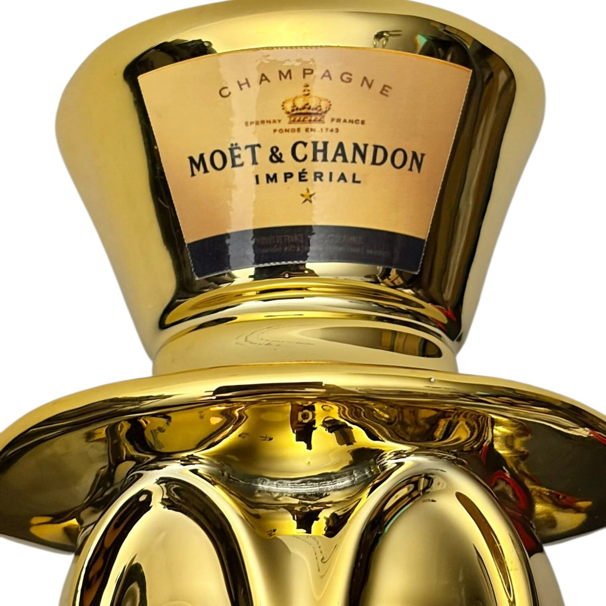 Moët & Chandon Champagne Duck Gold Chrome – Scultura Pop Art GF Exclusives